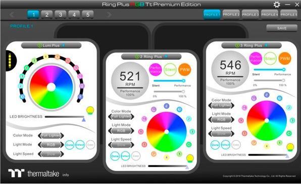 Produktbild Thermaltake Riing Plus 12 RGB (120 mm, 3 x)