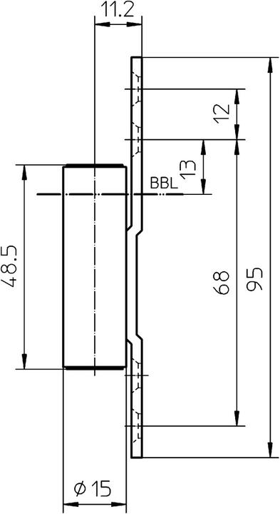 Actual product image Simonswerk Frame part VARIANT V 8000 WF ASR