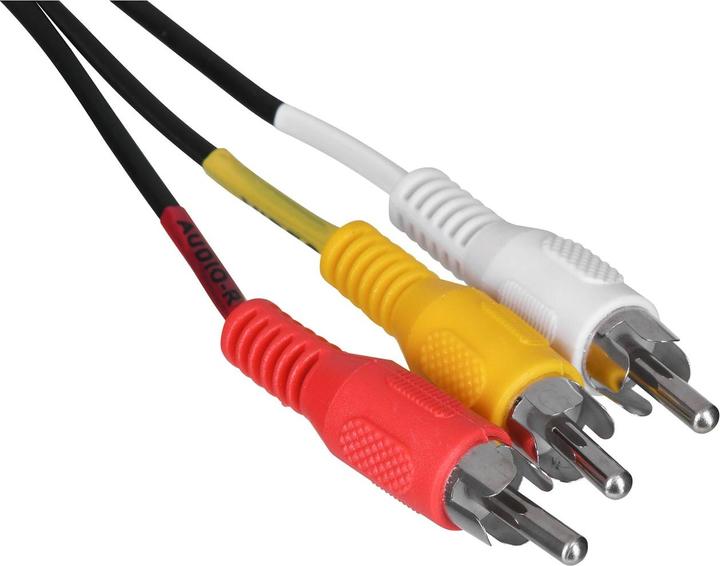 Immagine prodotto Savio CL-133 Cavo SCART SCART (21-pin) 3 x RCA Multicolore (2 m)