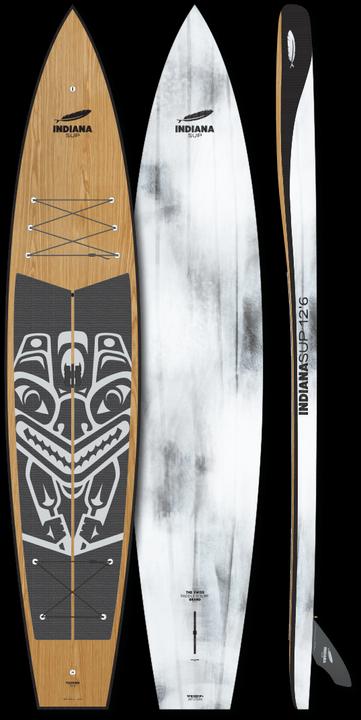 Indiana 12'6 Touring Carbon/Wood 29" (12'6")
