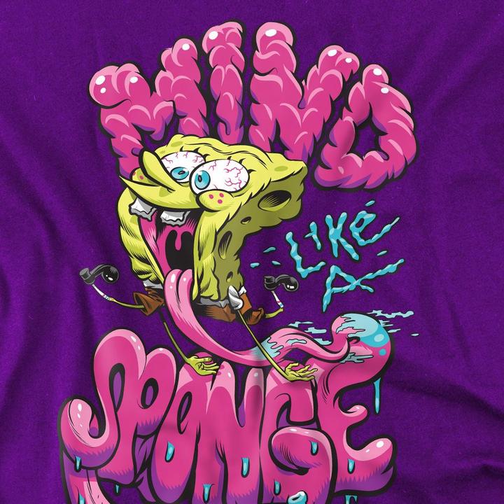Image du produit Spongebob Squarepants - T-shirt MIND LIKE A SPONGE - Homme (4XL)