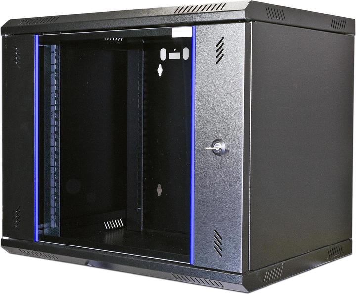 Produktbild Wirewin Wandschrank 600X450X12U Pro 2nd Gen 19 / 12HE / Schwarz (12 HE, 19 Zoll Rack)