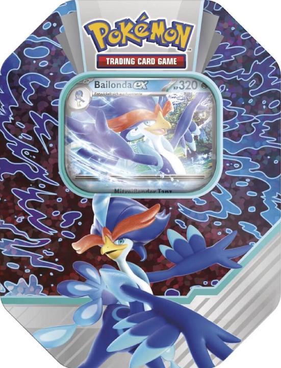 Actual product image Pokémon Bailonda ex Herbst Tin Box (German, Tin)