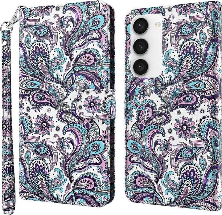 Produktbild Cover-Discount Etui Glitzer Effekt Schmetterling blau (Samsung Galaxy S24)