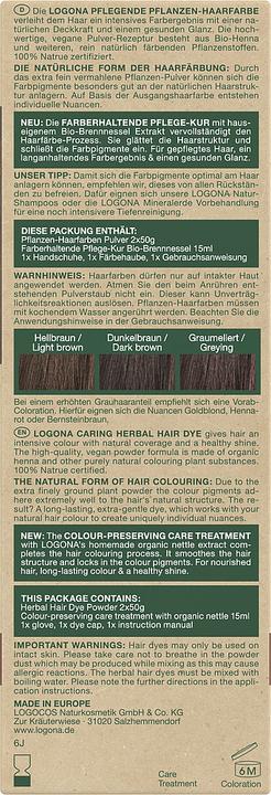 Produktbild Logona Pflegende Pflanzen-Haarfarbe Pulver Kaffeebraun (090 Dunkelbraun)
