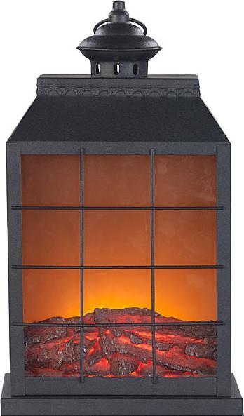 Actual product image Carlo Milano Electric decorative fireplace, USB & battery operation