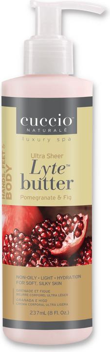 Cuccio Naturale Hydrating Lyte Butter Lotion Pomegranate & Fig (Body Butter, 240 ml)