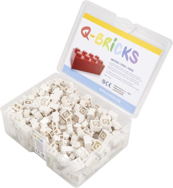 Q-Bricks Blocs de construction Unicolor Blanc