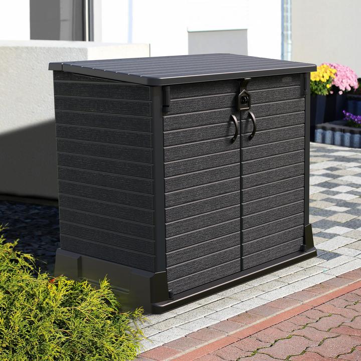 Actual product image Duramax StoreAway Mülltonnenbox Gartenhaus 850 L