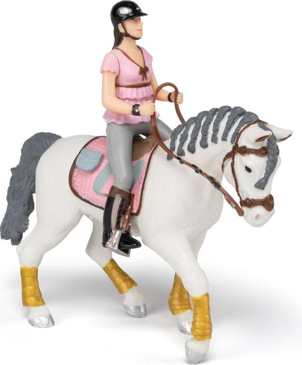 Actual product image Papo Horse with braided pigtails
