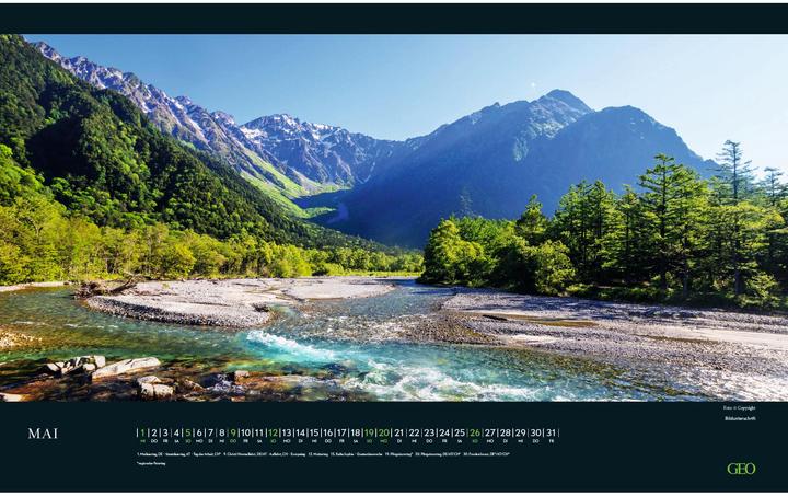 Produktbild Neumann GEO - Augenblicke in der Natur Wandkalender 2025 - Faszinierender Naturfotografie, Elegantes Format (58 x 36 cm, Deutsch)