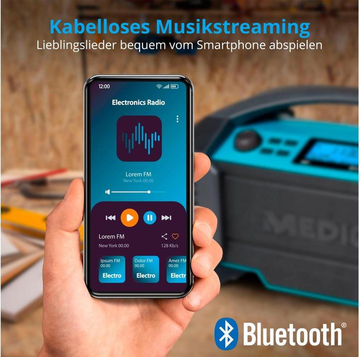 Actual product image Medion Life E66050 (DAB+, FM, MW, Bluetooth)