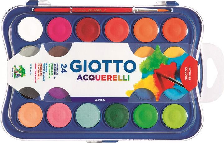 Giotto Farbe auf Wasserbasis (Mehrfarbig, 24 ml)