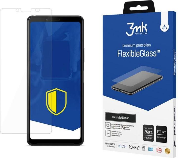 3MK FlexibleGlass Bildschirmschutz, Display Folie (1 Stück, Sony Xperia 10 II)