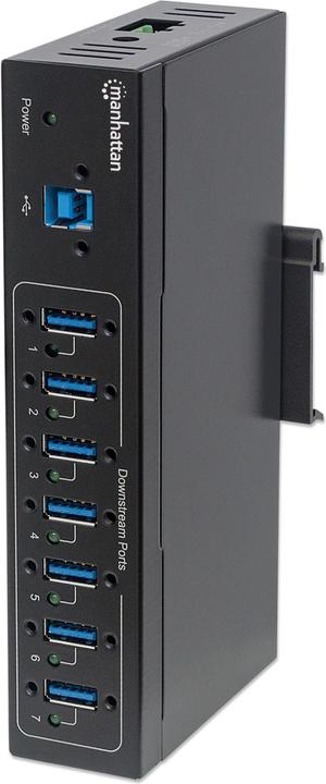 Actual product image Manhattan 7-Port Industrial USB 3.0 Hub (USB-B, 7 Ports)