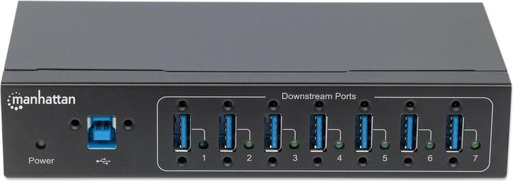 Actual product image Manhattan 7-Port Industrial USB 3.0 Hub (USB-B, 7 Ports)
