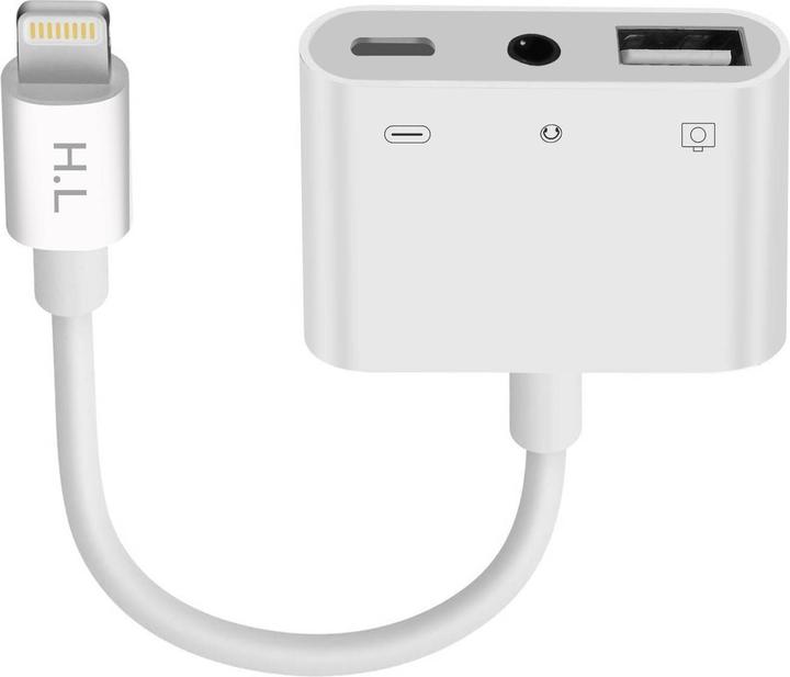 Avizar USB / iPhone / 3.5mm Klinke Adapter (Lightning, 3.5mm Klinke)