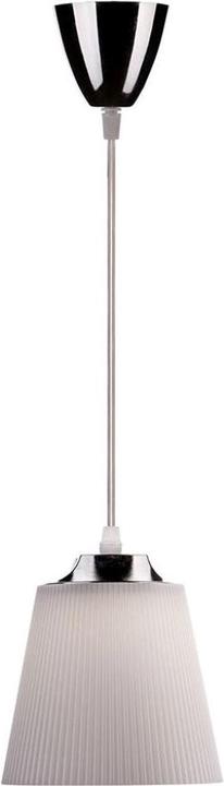 Produktbild V-TAC VT1036 7W LED Hänge Leuchte Natürlich Weiss Chrom Gehäuse Weiss Schatten (360 lm)