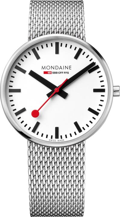 Immagine prodotto Mondaine colosso (Orologio da polso analogico, Fatto in Svizzera, 42 mm)