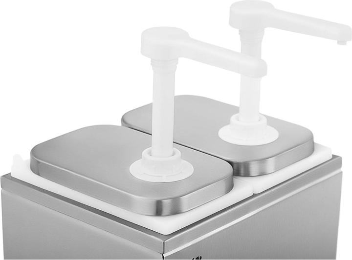 Actual product image Royal Catering Condiment Dispenser - 2 pumps - 2 x 2 L