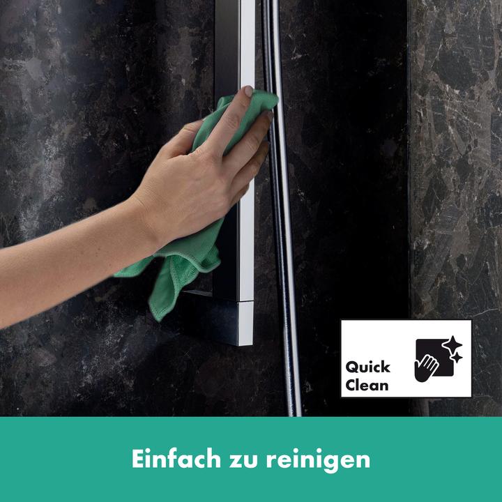 Actual product image hansgrohe Unica shower bar E Puro, 90 cm with Easy Slide shower head holder and shower hose, 24403