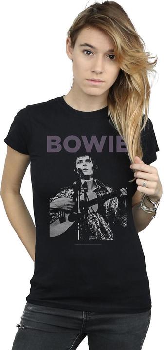 Immagine prodotto David Bowie Rock Poster Maglietta Donna (S)