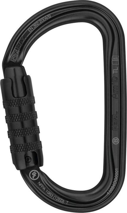 Produktbild No Name AMD Triact Lock Karabiner schwarz PETZL