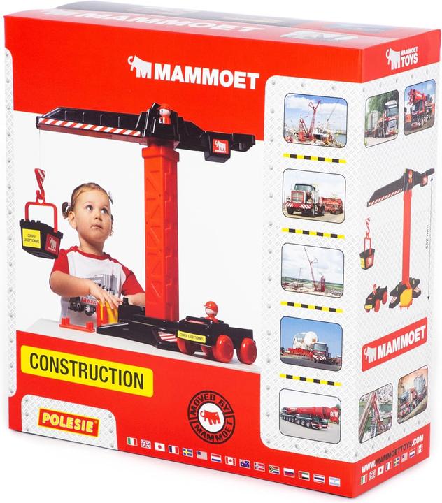 Image du produit Polesie Grue de chantier avec voiture et 2 figurines