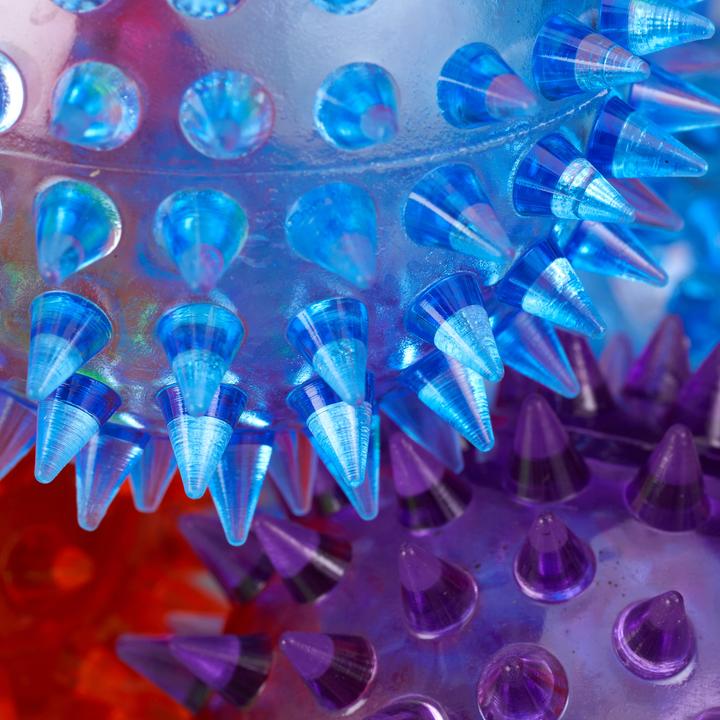 Image du produit Relaxdays Jeu de 12 boules LED à pointes