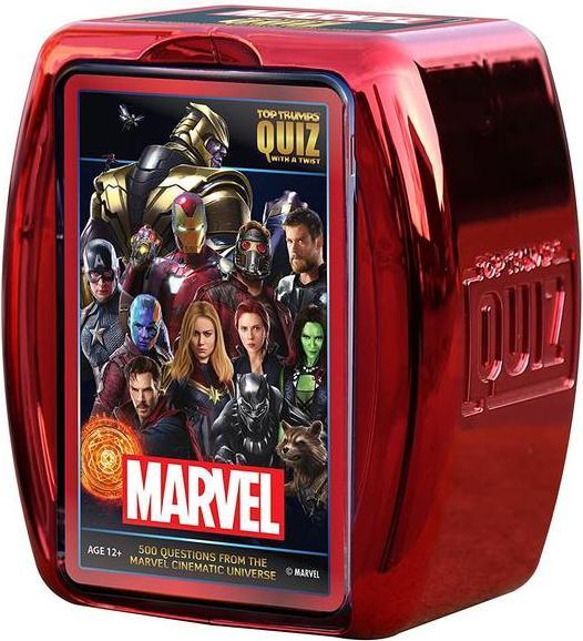 Produktbild Winning Moves WM00006-ITA-6 TOP TRUMPS QUIZ - MARVEL (Englisch)