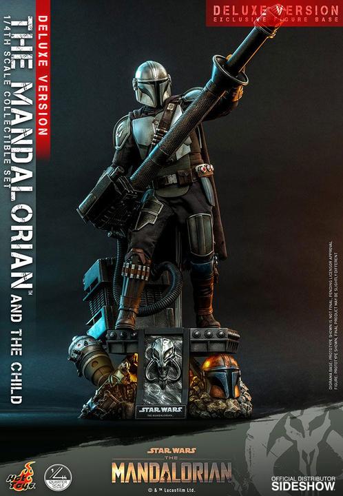 Produktbild Hot Toys Star Wars – The Mandalorian “The Mandalorian & The Child” Deluxe 1/4 Actionfiguren