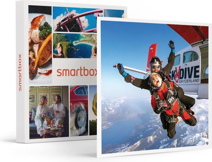 Actual product image Smartbox Saut en parachute en tandem avec un moniteur dans les Alpes Suisses pour 1 personne (1 pers.)