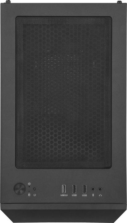 Actual product image Silverstone Fara H1M Pro Micro-ATX Case - Tempered Glass, ARGB (mATX, Mini-ITX, Mini-DTX)
