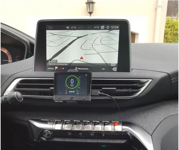 Produktbild Akashi Support Voiture Alu Aimante Pour Grille D Aeratio