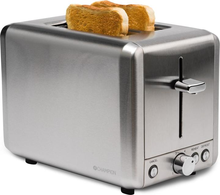 Produktbild Champion Toaster 2 Scheiben 925W BR220 Edelstahl (EU-Stecker)