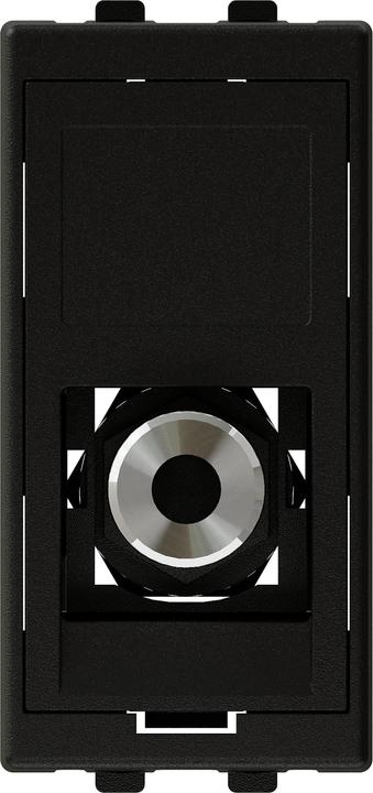 Produktbild IB Connect Multimedia-Zubehör 45x22.5 anthrazit 1x Stereo Miniklinke 3.5 (3.50 x, 0.05 m)