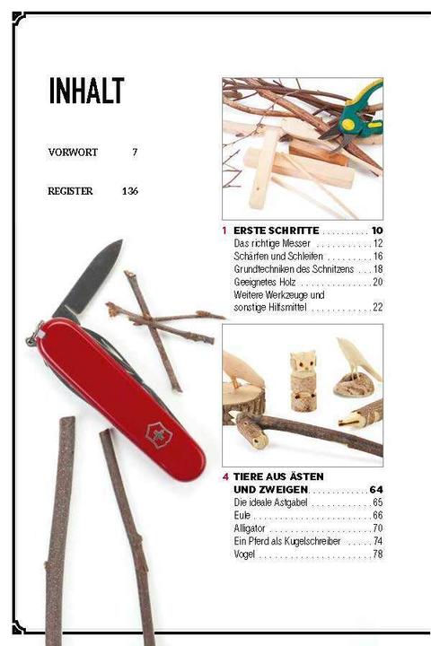 Image du produit Schnitzen mit dem Schweizer Offiziersmesser (Allemand, Chris Lubkemann, 2016)