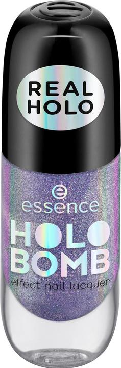 essence Holo Bomb Effect Nail Lacquer 03 hoLOL (03 hoLOL, Farblack)