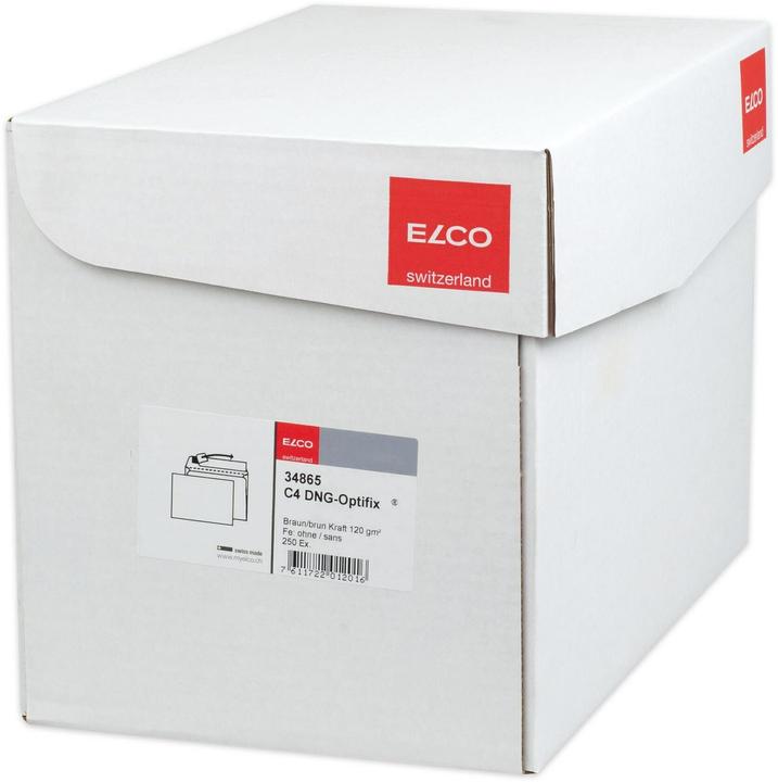 Produktbild Elco Briefumschläge Kraft braun in Bürogrosspackung (C4, 250 x)