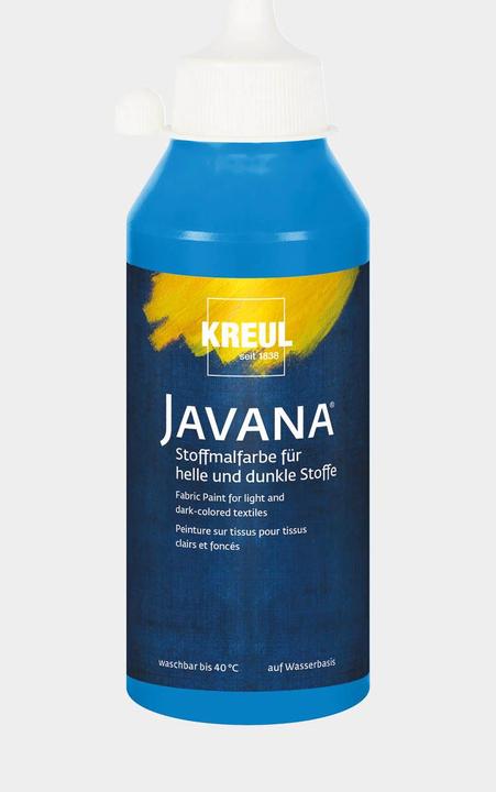 Actual product image Kreul Javana fabric paint for light and dark fabrics, 250 ml (Blue, 250 ml)