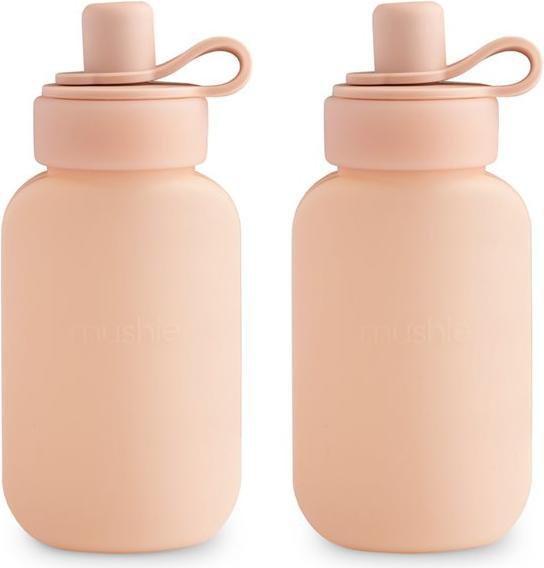 Produktbild Mushie Silicone Puree Pouch 2-Pack Blush