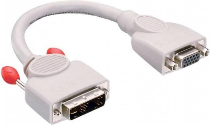 Produktbild Lindy DVI-I-Adapter DVI-A Stecker an VGA Kupplung (DVI, 20 cm)