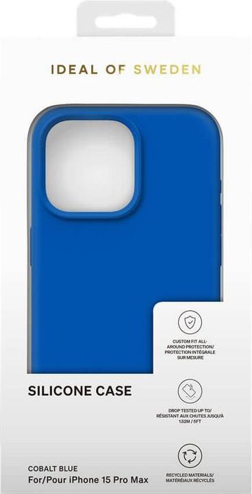 Image du produit iDeal Of Sweden Designer Silicone-Cover Bleu Cobalt (Apple iPhone 15 Pro Max)