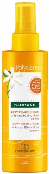 Actual product image Klorane Monoï & Tamanu (Sun spray, SPF 30, 200 ml)