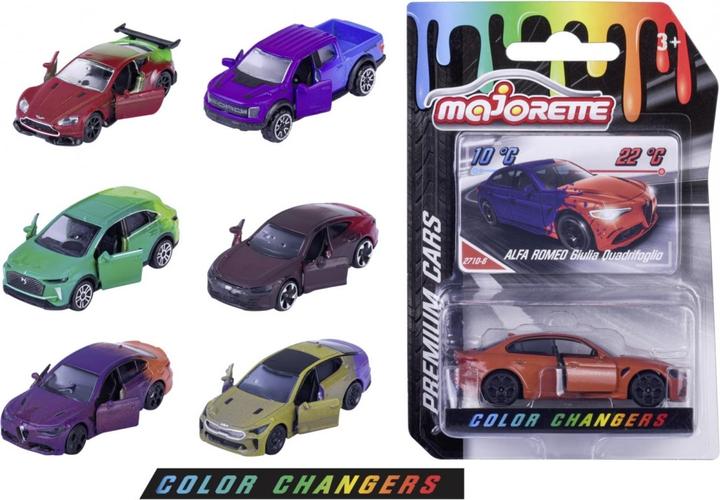 Majorette Color Changers, 6-sort.