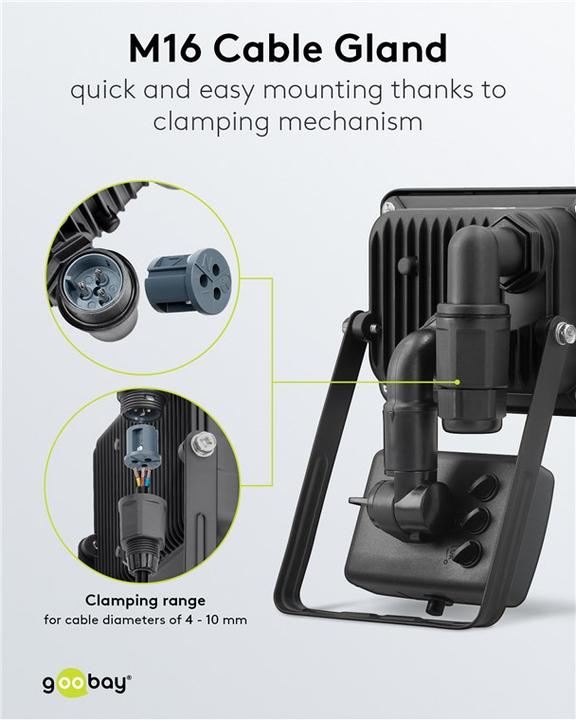 Immagine prodotto Goobay Faretto esterno a LED (850 lm, IP44)
