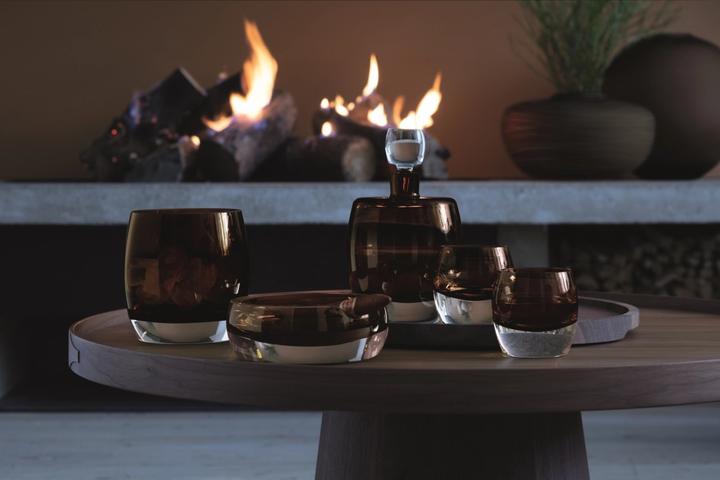 Actual product image LSA Whisky Club Ashtray Ø17cm Dark Brown