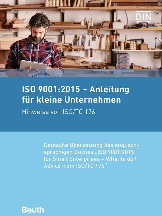 Actual product image ISO 9001:2015 - Anleitung für kleine Unternehmen (German, DIN e.V., 2017)