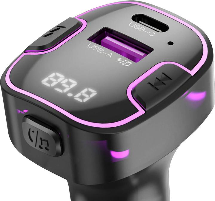 Actual product image xO transmiter FM BCC12 Bluetooth MP3 car charger 3,1A black
