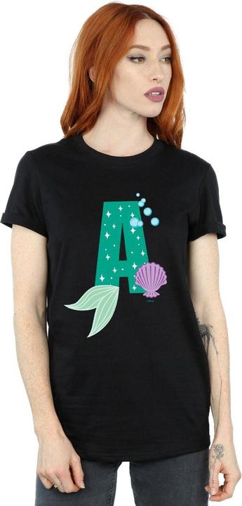 Immagine prodotto Disney Alphabet A Is For Ariel Maglietta Ampia Donna (L)